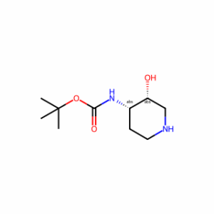 tert-butyl N-[(3R,4S)-3-hydroxypiperidin-4-yl]carbamate