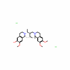 (1R)-1-[[(2S,3R,11bS)-3-Ethyl-1,3,4,6,7,11b-hexahydro-9,10-dimethoxy-2H-benzo[a]quinolizin-2-yl]methyl]-1,2,3,4-tetrahydro-7-methoxy-6-isoquinolinol dihydrochloride