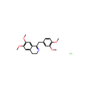 Isoquinoline,1-[(3,4-dimethoxyphenyl)methyl]-3,4-dihydro-6,7-dimethoxy-, hydrochloride (1:1)