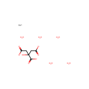 Iron(III) 2-hydroxypropane-1,2,3-tricarboxylate pentahydrate