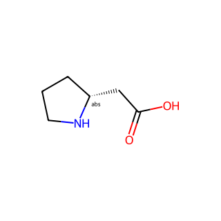 (2R)-2-Pyrrolidineacetic acid