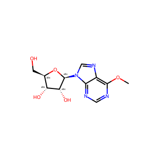 (2R,3S,4R,5R)-2-(Hydroxymethyl)-5-(6-methoxy-9H-purin-9-yl)tetrahydrofuran-3,4-diol