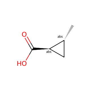 (1R,2R)-rel-2-Methylcyclopropanecarboxylic acid