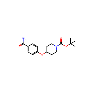 tert-Butyl 4-(4-carbamoylphenoxy)piperidine-1-carboxylate