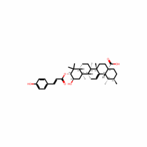 (2α,3β)-2-Hydroxy-3-[[(2E)-3-(4-hydroxyphenyl)-1-oxo-2-propen-1-yl]oxy]urs-12-en-28-oic acid
