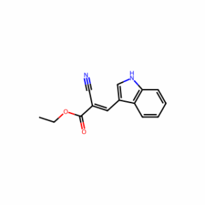 (E)-Ethyl 2-cyano-3-(1H-indol-3-yl)acrylate