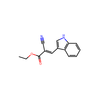 (E)-Ethyl 2-cyano-3-(1H-indol-3-yl)acrylate