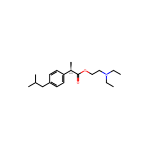 Ibuprofen diethylaminoethyl ester