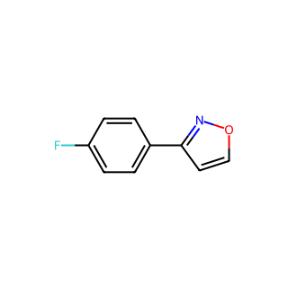 Isoxazole, 3-(4-fluorophenyl)- (9CI)