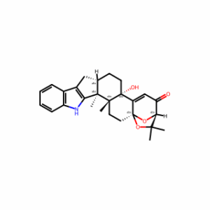 (3R,5bS,7aS,13bS,13cR,15aS)-2,3,5b,6,7,7a,8,13,13b,13c,14,15-Dodecahydro-5b-hydroxy-2,2,13b,13c-tetramethyl-4H-3,15a-epoxy-1-benzoxepino[6′,7′:6,7]indeno[1,2-b]indol-4-one