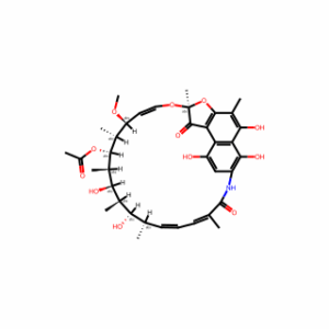 (2S,12Z,14E,16S,17S,18R,19R,20R,21S,22R,23S,24E)-21-(Acetyloxy)-5,6,9,17,19-pentahydroxy-23-methoxy-2,4,12,16,18,20,22-heptamethyl-2,7-(epoxypentadeca[1,11,13]trienimino)naphtho[2,1-b]furan-1,11(2H)-dione