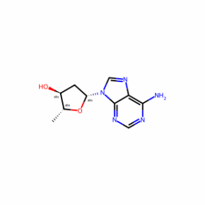 (2R,3S,5R)-5-(6-Amino-9H-purin-9-yl)-2-methyltetrahydrofuran-3-ol