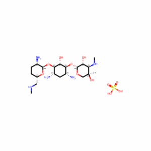 (2R,3R,4R,5R)-2-(((1S,2S,3R,4S,6R)-4,6-Diamino-3-(((2R,3R,6S)-3-amino-6-((methylamino)methyl)tetrahydro-2H-pyran-2-yl)oxy)-2-hydroxycyclohexyl)oxy)-5-methyl-4-(methylamino)tetrahydro-2H-pyran-3,5-diol sulfate