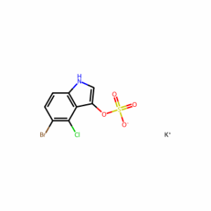 Potassium 5-bromo-4-chloro-1H-indol-3-yl sulfate