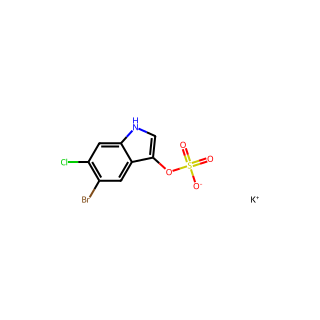 Potassium 5-bromo-6-chloro-1H-indol-3-yl sulfate