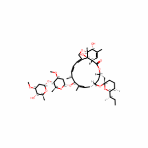 Spiro[11,15-methano-2H,13H,17H-furo[4,3,2-pq][2,6]benzodioxacyclooctadecin-13,2′-[2H]pyran], avermectin A1a deriv.