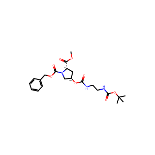 (2S,4R)-1-benzyl 2-methyl 4-(((2-((tert-butoxycarbonyl)amino)ethyl)carbamoyl)oxy)pyrrolidine-1,2-dicarboxylate