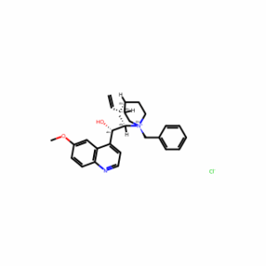 (1S,2S,4S,5R)-1-Benzyl-2-((R)-hydroxy(6-methoxyquinolin-4-yl)methyl)-5-vinylquinuclidin-1-ium chloride