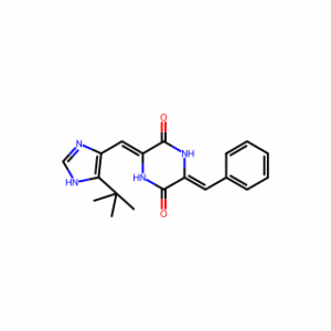 (3Z,6Z)-3-[[5-(1,1-Dimethylethyl)-1H-imidazol-4-yl]methylene]-6-(phenylmethylene)-2,5-piperazinedione