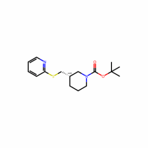 tert-Butyl 3-((pyridin-2-ylthio)methyl)piperidine-1-carboxylate