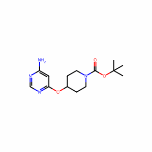 tert-Butyl 4-((6-aminopyrimidin-4-yl)oxy)piperidine-1-carboxylate