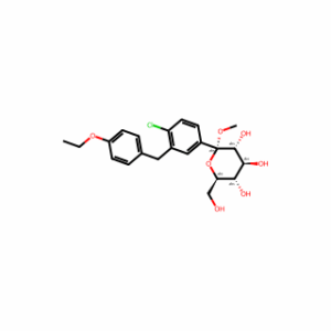 (2S,3R,4S,5S,6R)-2-(4-Chloro-3-(4-ethoxybenzyl)phenyl)-6-(hydroxymethyl)-2-methoxytetrahydro-2H-pyran-3,4,5-triol