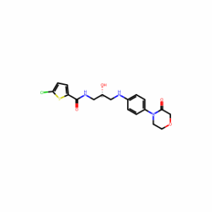 (R)-5-Chloro-N-(2-hydroxy-3-((4-(3-oxomorpholino)phenyl)amino)propyl)thiophene-2-carboxamide