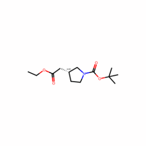 tert-Butyl 3-(2-ethoxy-2-oxoethyl)pyrrolidine-1-carboxylate