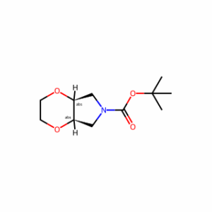 (4aR，7aS)-rel-tert-Butyl tetrahydro-2H-[1，4]dioxino[2，3-c]pyrrole-6(3H)-carboxylate
