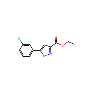 Ethyl 5-(3-chlorophenyl)isoxazole-3-carboxylate