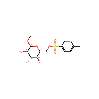 ((2R,3S,4S,5R,6S)-3,4,5-Trihydroxy-6-methoxytetrahydro-2H-pyran-2-yl)methyl 4-methylbenzenesulfonate