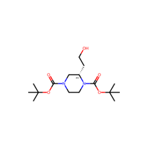 (S)-di-tert-Butyl 2-(2-hydroxyethyl)piperazine-1,4-dicarboxylate