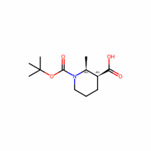 (2S,3S)-1-(tert-Butoxycarbonyl)-2-methylpiperidine-3-carboxylic acid