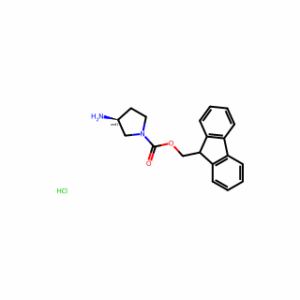 (9H-Fluoren-9-yl)methyl 3-aminopyrrolidine-1-carboxylate hydrochloride