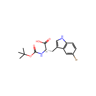 (S)-3-(5-Bromo-1H-indol-3-yl)-2-((tert-butoxycarbonyl)amino)propanoic acid