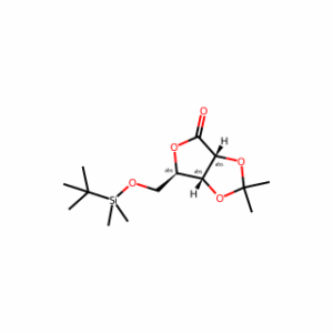(3AR,6R,6aR)-6-(((tert-butyldimethylsilyl)oxy)methyl)-2,2-dimethyldihydrofuro[3,4-d][1,3]dioxol-4(3aH)-one