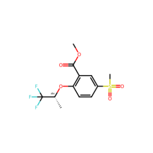 (R)-METHYL 5-(METHYLSULFONYL)-2-((1,1,1-TRIFLUOROPROPAN-2-YL)OXY)BENZOATE