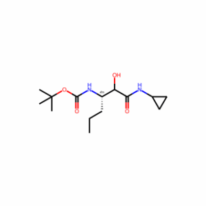 Tert-Butyl ((3S)-1-(Cyclopropylamino)-2-Hydroxy-1-Oxohexan-3-Yl)Carbamate