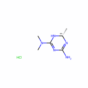 (6R)-1,6-dihydro-N2,N2,6-trimethyl-1,3,5-triazine-2,4-diamine hydrochloride