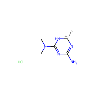(6R)-1,6-dihydro-N2,N2,6-trimethyl-1,3,5-triazine-2,4-diamine hydrochloride