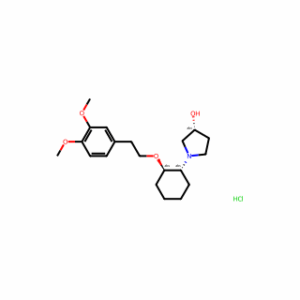 (R)-1-((1R,2R)-2-(3,4-Dimethoxyphenethoxy)Cyclohexyl)Pyrrolidin-3-Ol Hydrochloride