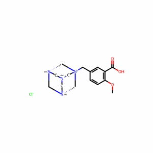 (3R,5R,7R)-1-(3-carboxy-4-methoxybenzyl)-1,3,5,7-tetraazaadamantan-1-ium chloride
