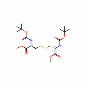 (2R,2′R)-Dimethyl 3,3′-disulfanediylbis(2-((tert-butoxycarbonyl)amino)propanoate)