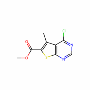 Thieno[2,3-d]pyrimidine-6-carboxylic acid, 4-chloro-5-methyl-, methyl ester