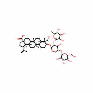 (3β,4α)-3-[(O-6-Deoxy-α-L-mannopyranosyl-(1→2)-O-[β-D-glucopyranosyl-(1→4)]-α-L-arabinopyranosyl)oxy]-23-hydroxylup-20(29)-en-28-oic acid
