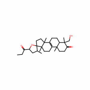 (3′R,4S,5R,5′S,10S,13S,14S,17S)-4-(hydroxymethyl)-3′,4,10,13,14-pentamethyl-5′-propanoylspiro[2,5,6,7,11,12,15,16-octahydro-1H-cyclopenta[a]phenanthrene-17,2′-oxolane]-3-one