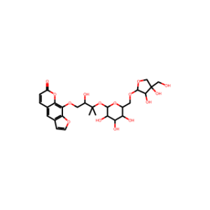 Heraclenol 3′-O-[beta-D-apiofuranosyl-(1-6)-beta-D-glucopyranoside]