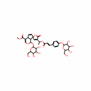 methyl (1S,4aS,7R,7aS)-5′-oxo-1-[3,4,5-trihydroxy-6-(hydroxymethyl)oxan-2-yl]oxy-4′-[(1S)-1-[(E)-3-[4-[3,4,5-trihydroxy-6-(hydroxymethyl)oxan-2-yl]oxyphenyl]prop-2-enoyl]oxyethyl]spiro[4a,7a-dihydro-1H-cyclopenta[c]pyran-7,2′-furan]-4-carboxylate