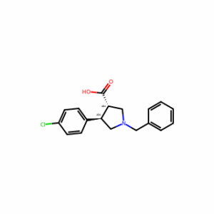 trans-1-Benzyl-4-(4-chlorophenyl)pyrrolidine-3-carboxylic acid