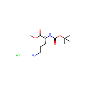 (S)-Methyl 5-amino-2-((tert-butoxycarbonyl)amino)pentanoate hydrochloride